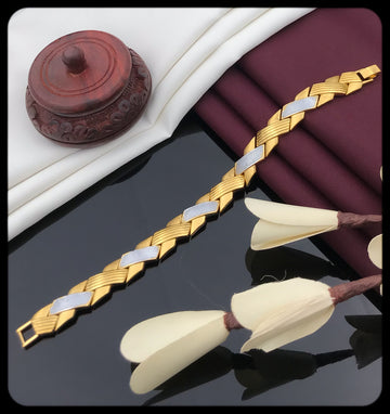 Von Klara Gold Plated Unisex Loose Bracelet