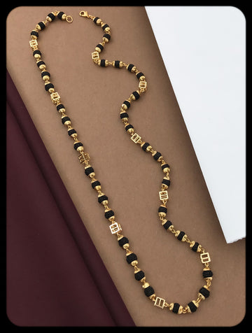 Pother Gold Plated Rudraksha Mala