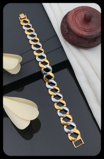 Eleganza Gold Plated Unisex Loose Bracelet