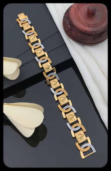 Fuego Gold Plated Unisex Loose Bracelet