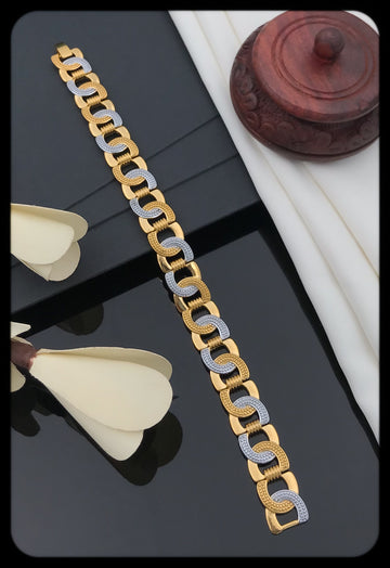 Shimmer  Gold Plated Loose Bracelet